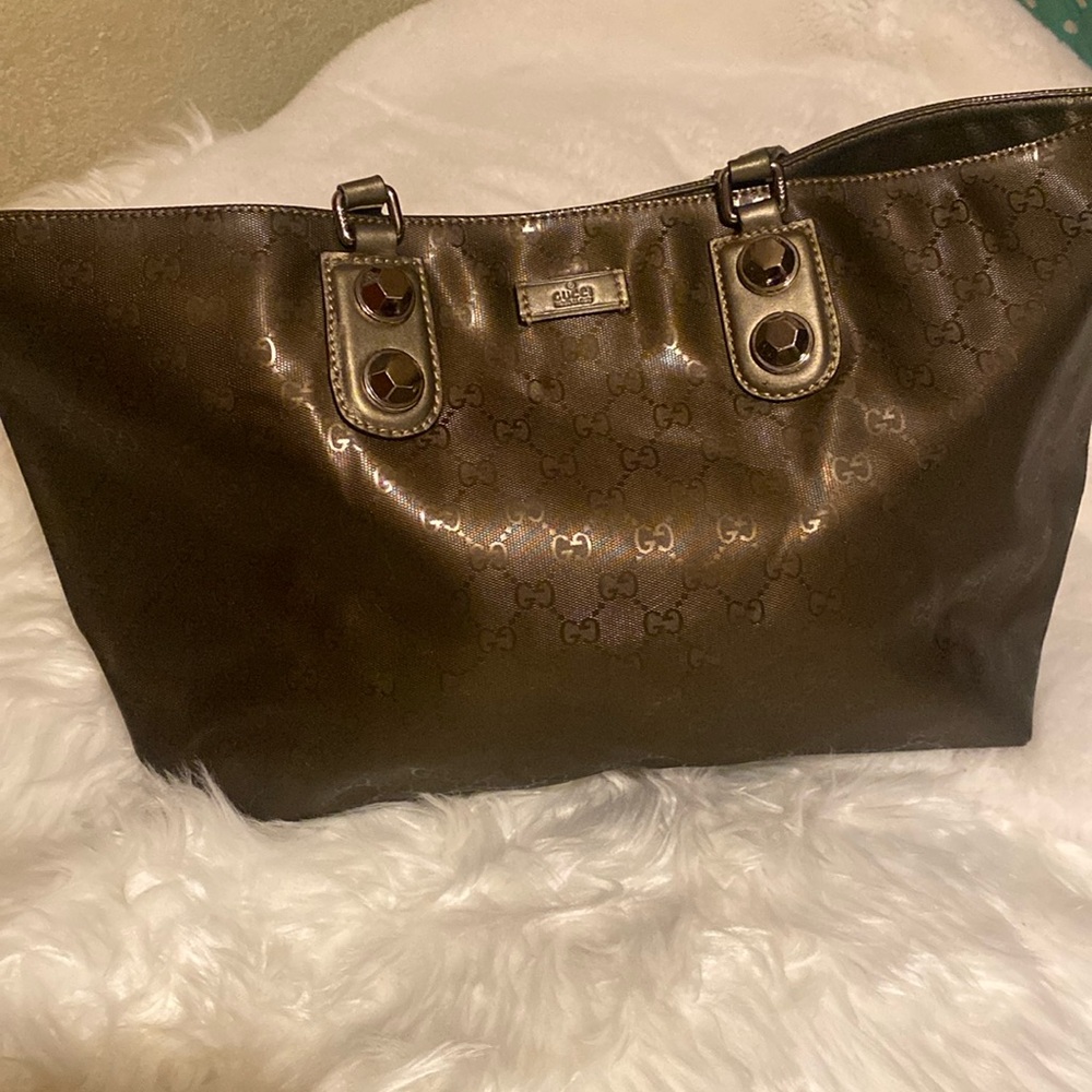 Gucci Imprime Canvas medium tote